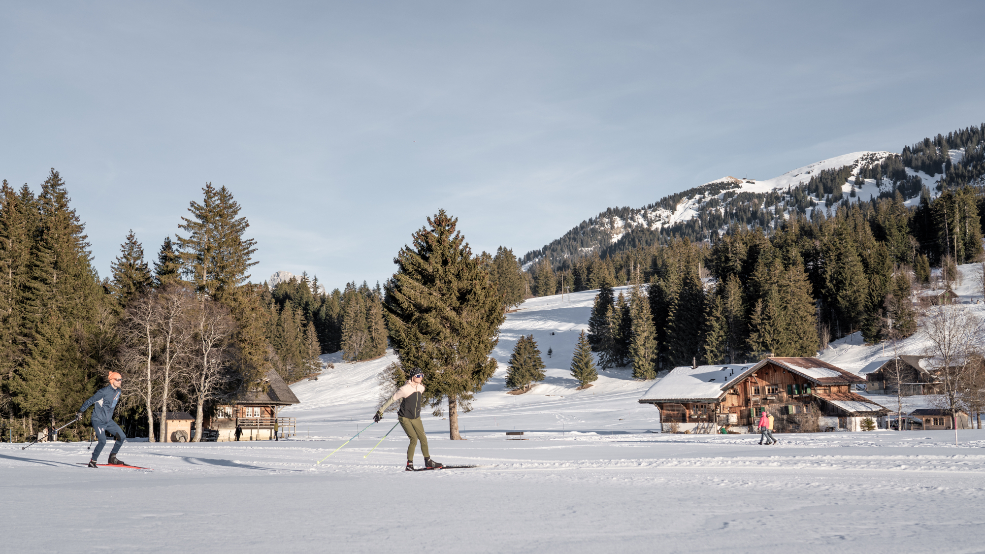 Langläufer in Saanenmöser