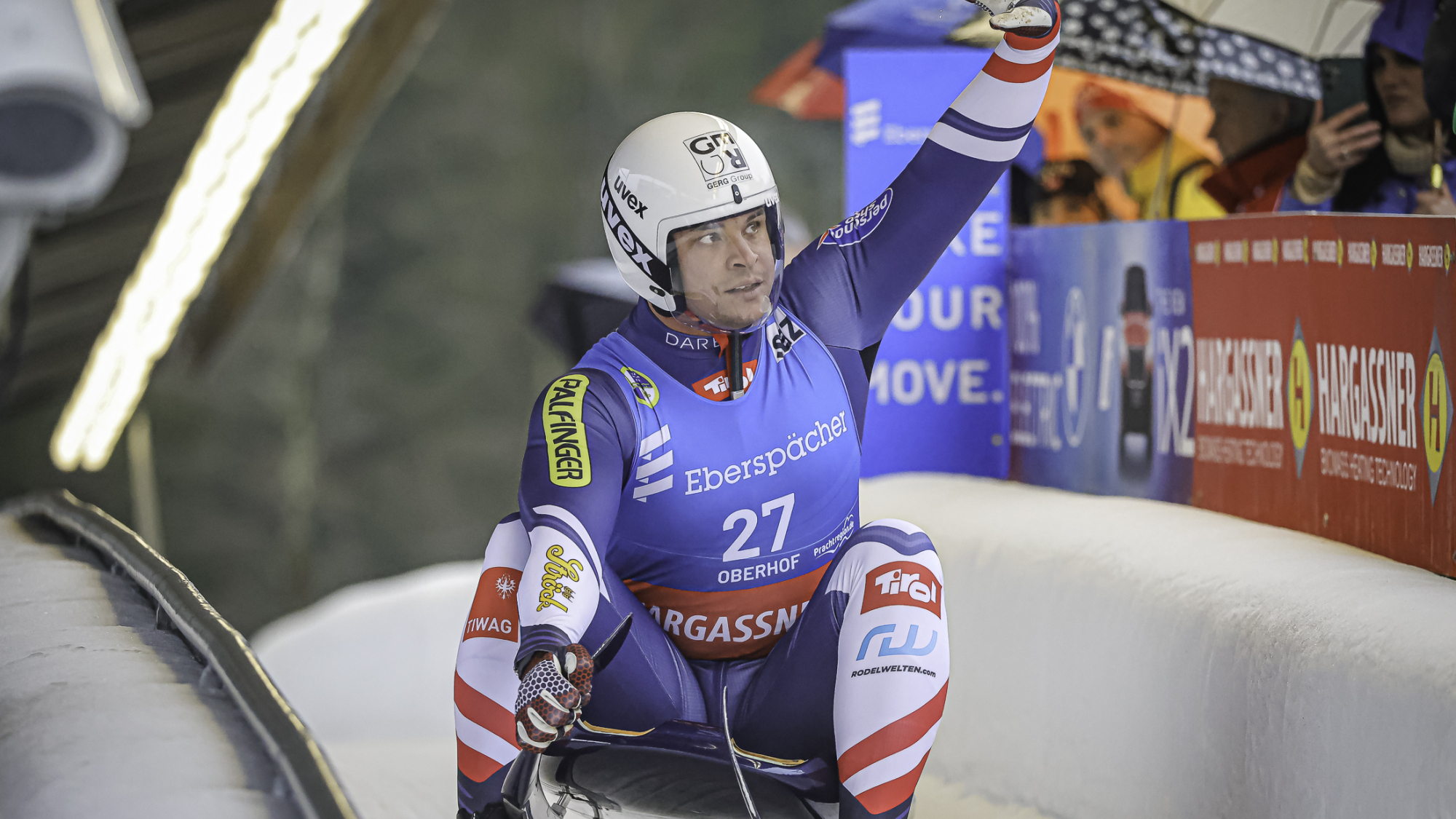 Zieleinfahrt in Oberhof