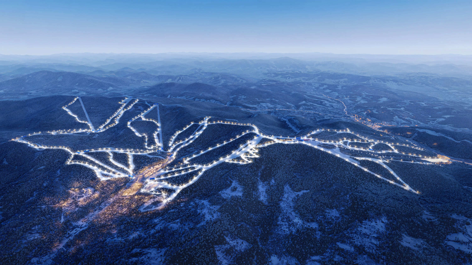 So soll das Goro Mountain Resort einmal aussehen