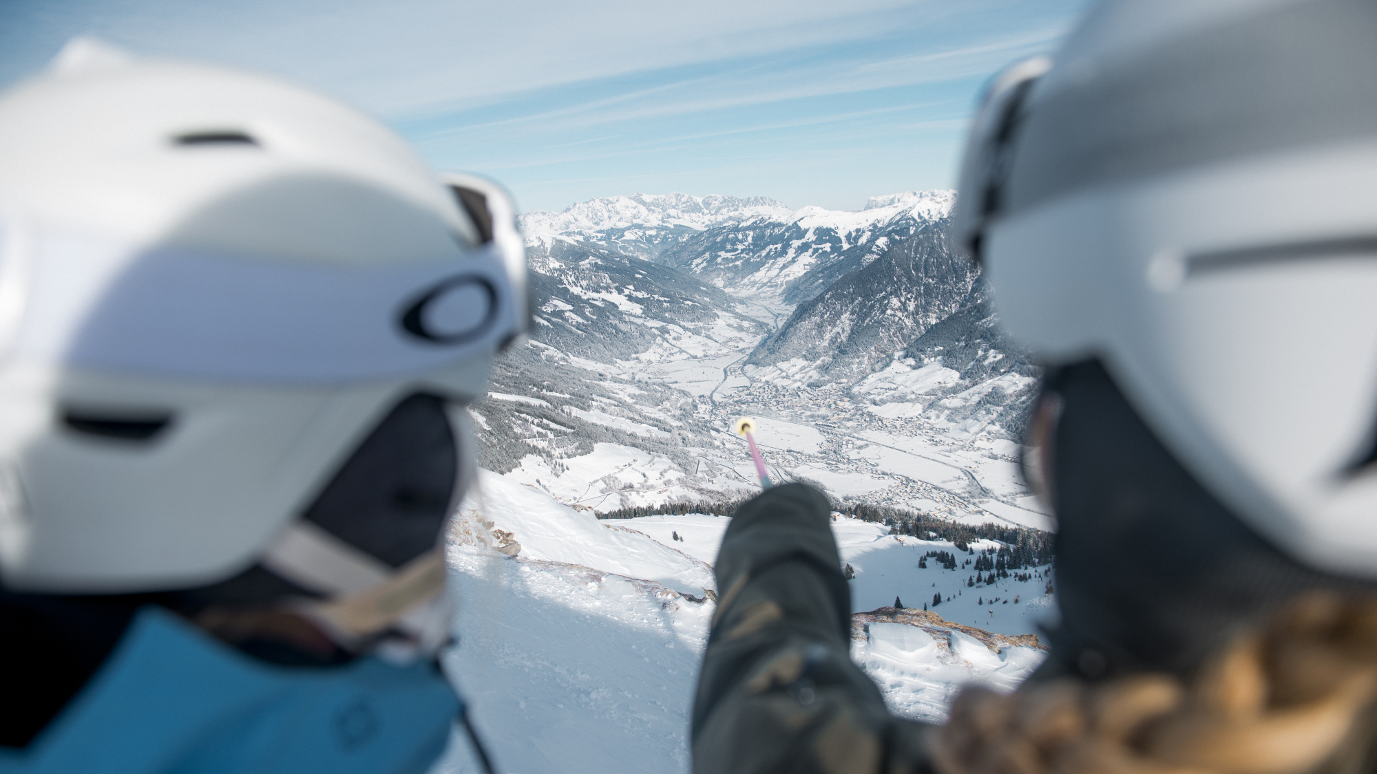 Skirunde in Skigastein