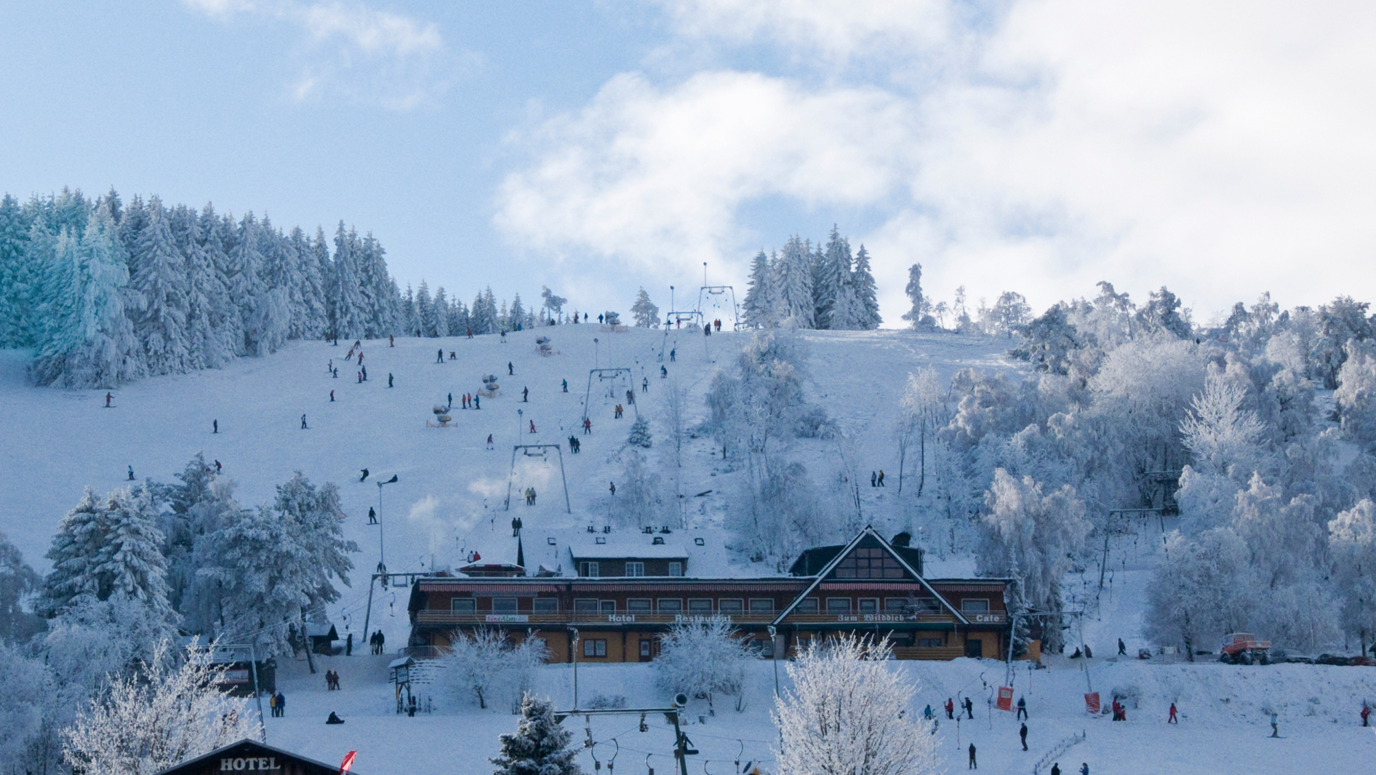 Gastronomie direkt an den Pisten