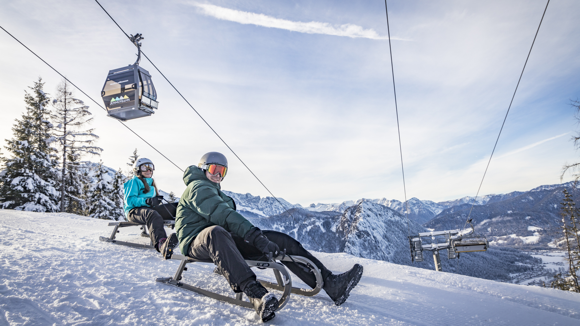 Am Jenner ist die neue Rodelbahn Jennerhex entstanden