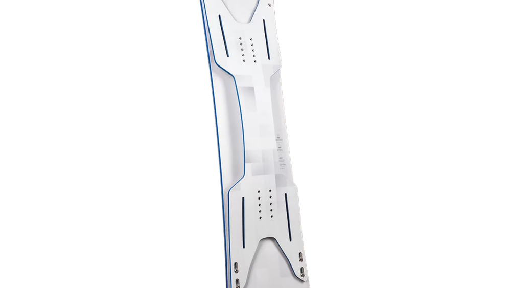 Doubledeck Snowboard in weiß Vorderseite