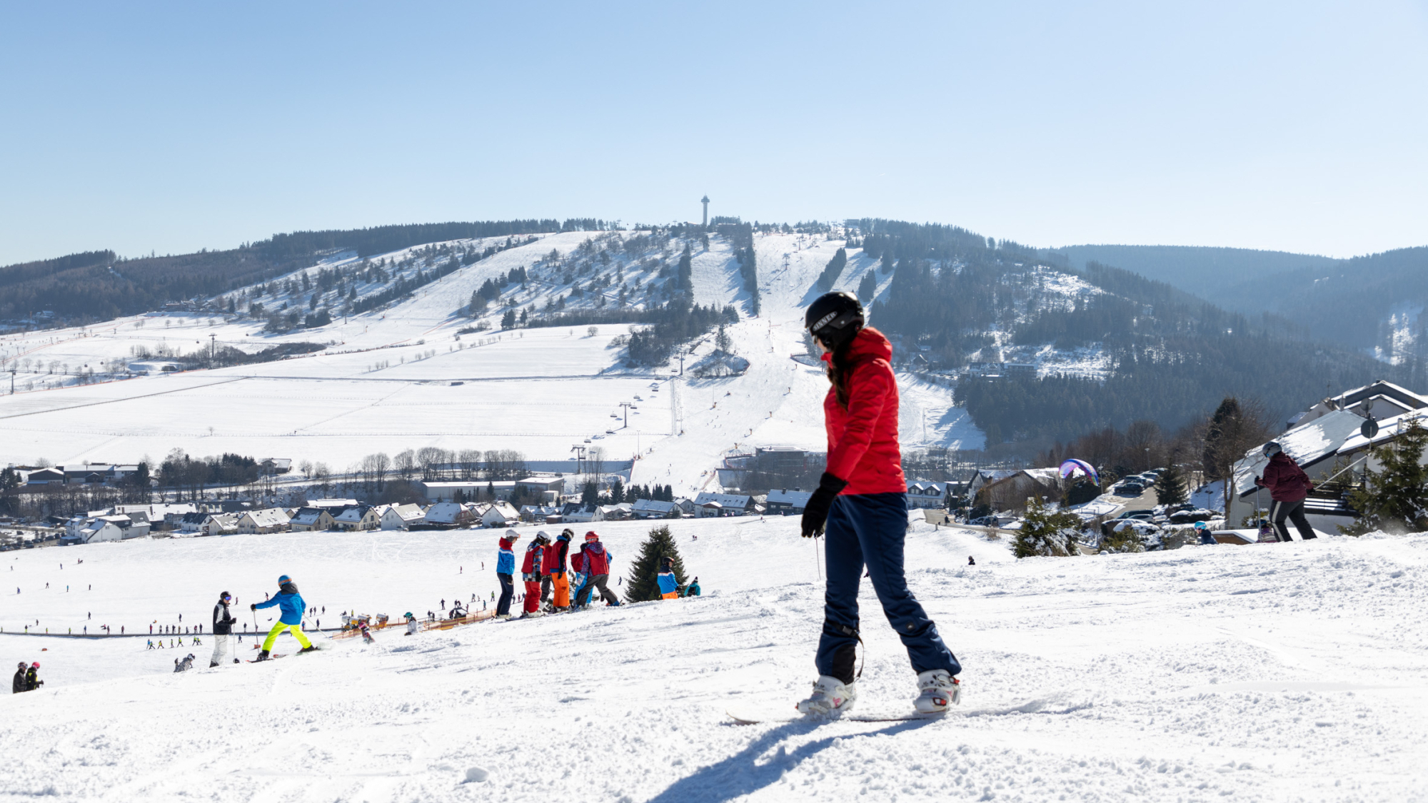 Die kalten Temperaturen der letzten Tage ließen eine optimale Beschneiung der Pisten zu.