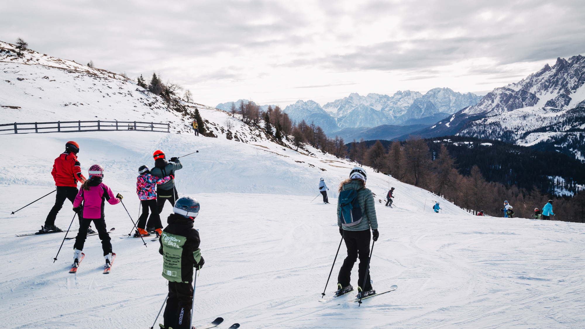 Start der Piste 41 vom Berg Stiergarten