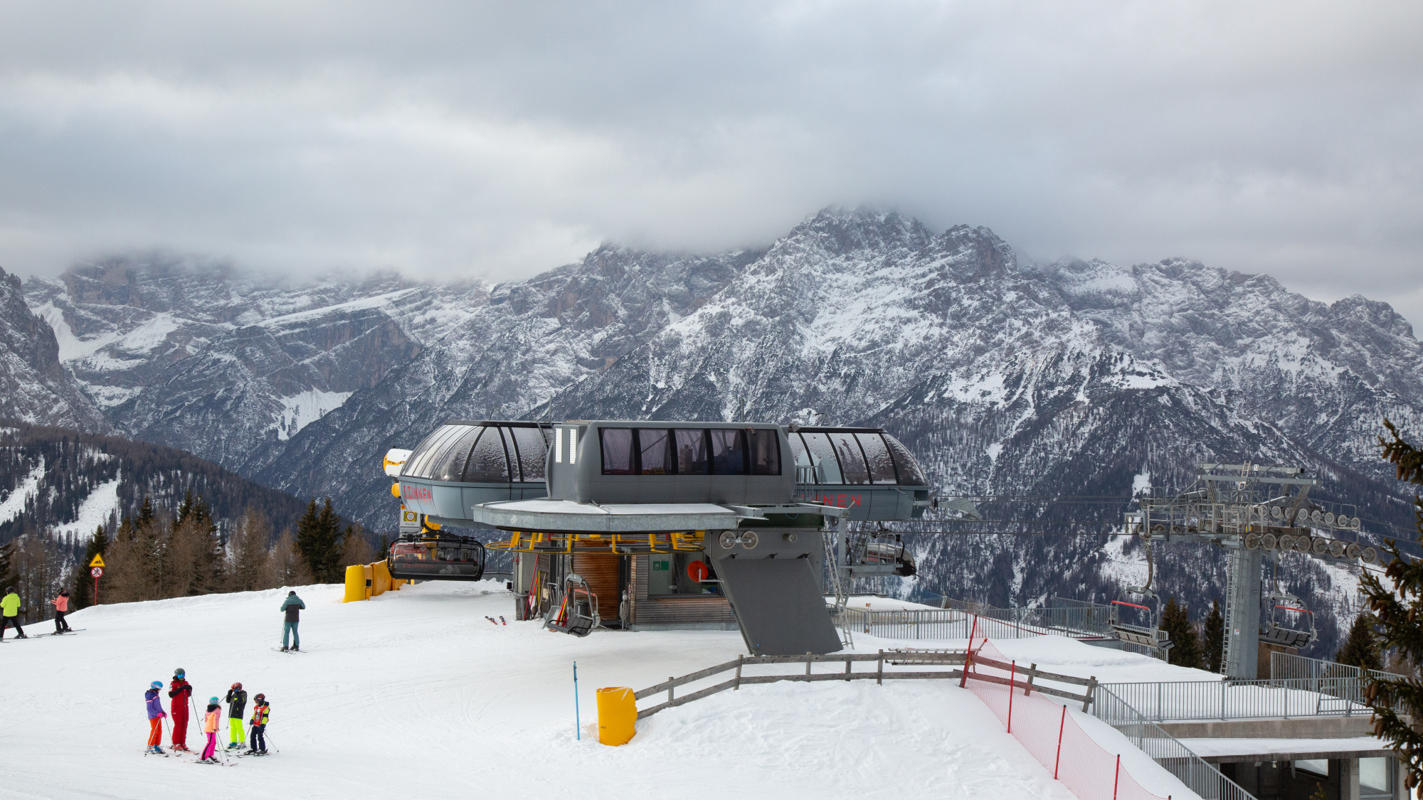 Impressionen vom Helm im Skigebiet 3 Zinnen Dolomiten