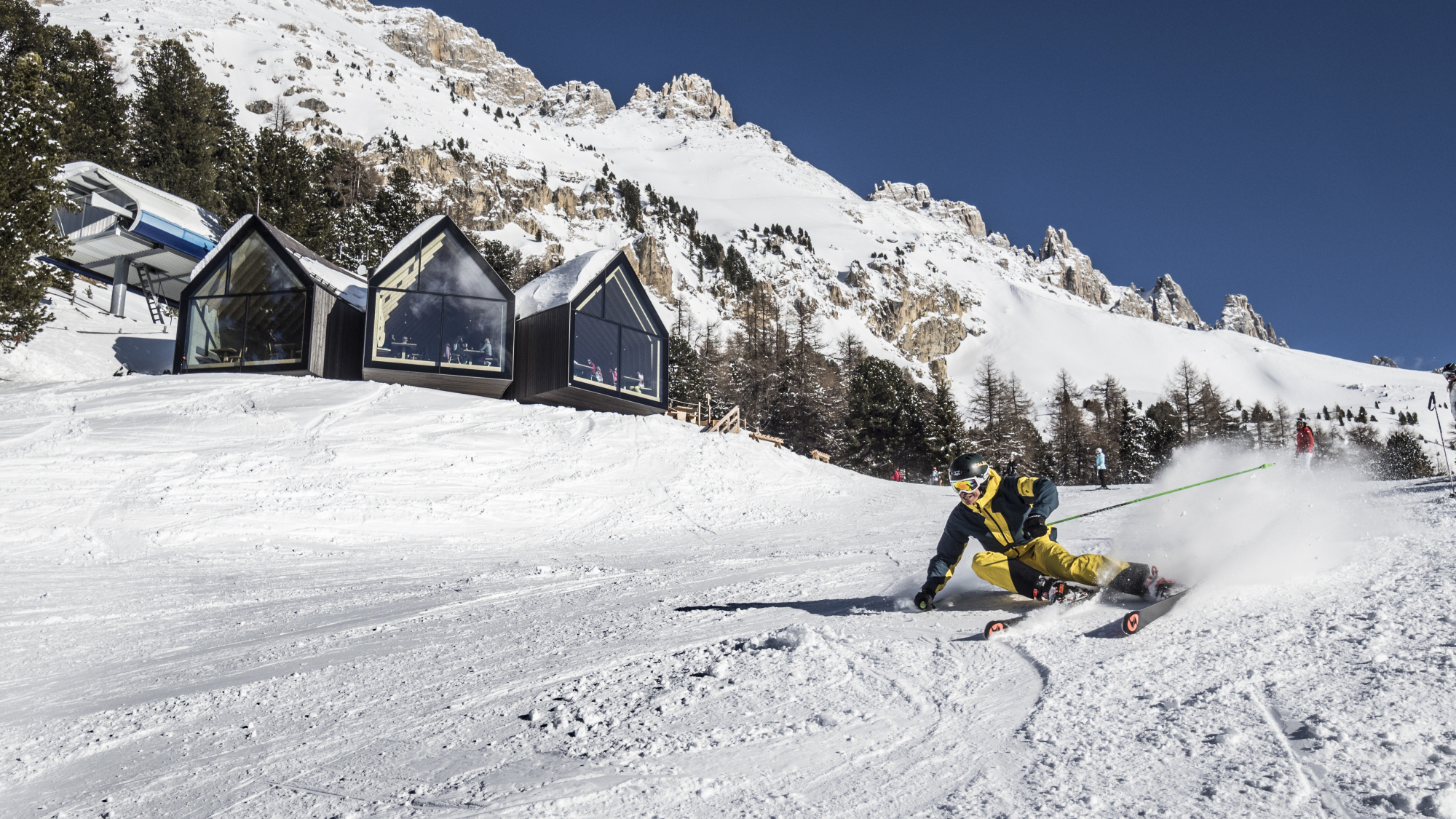 Skifahren im Skigebiet Latemar