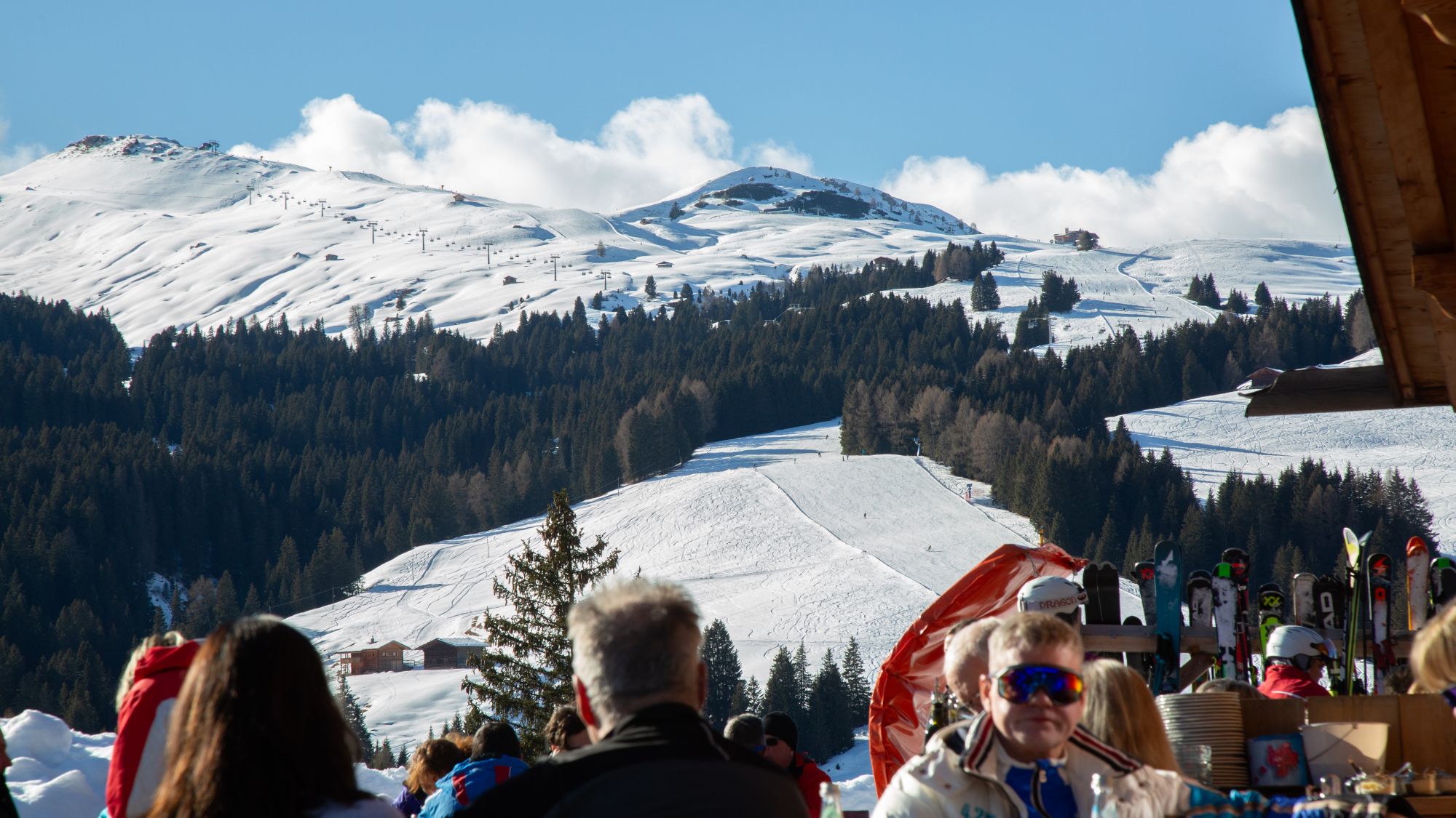 Ausblick von der Saltner Schwaige Saltria
