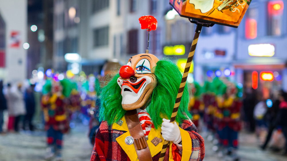 Morgenstreich bei der Basler Fasnacht