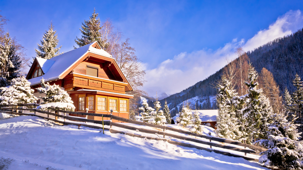 Ferienhaus in den Alpen