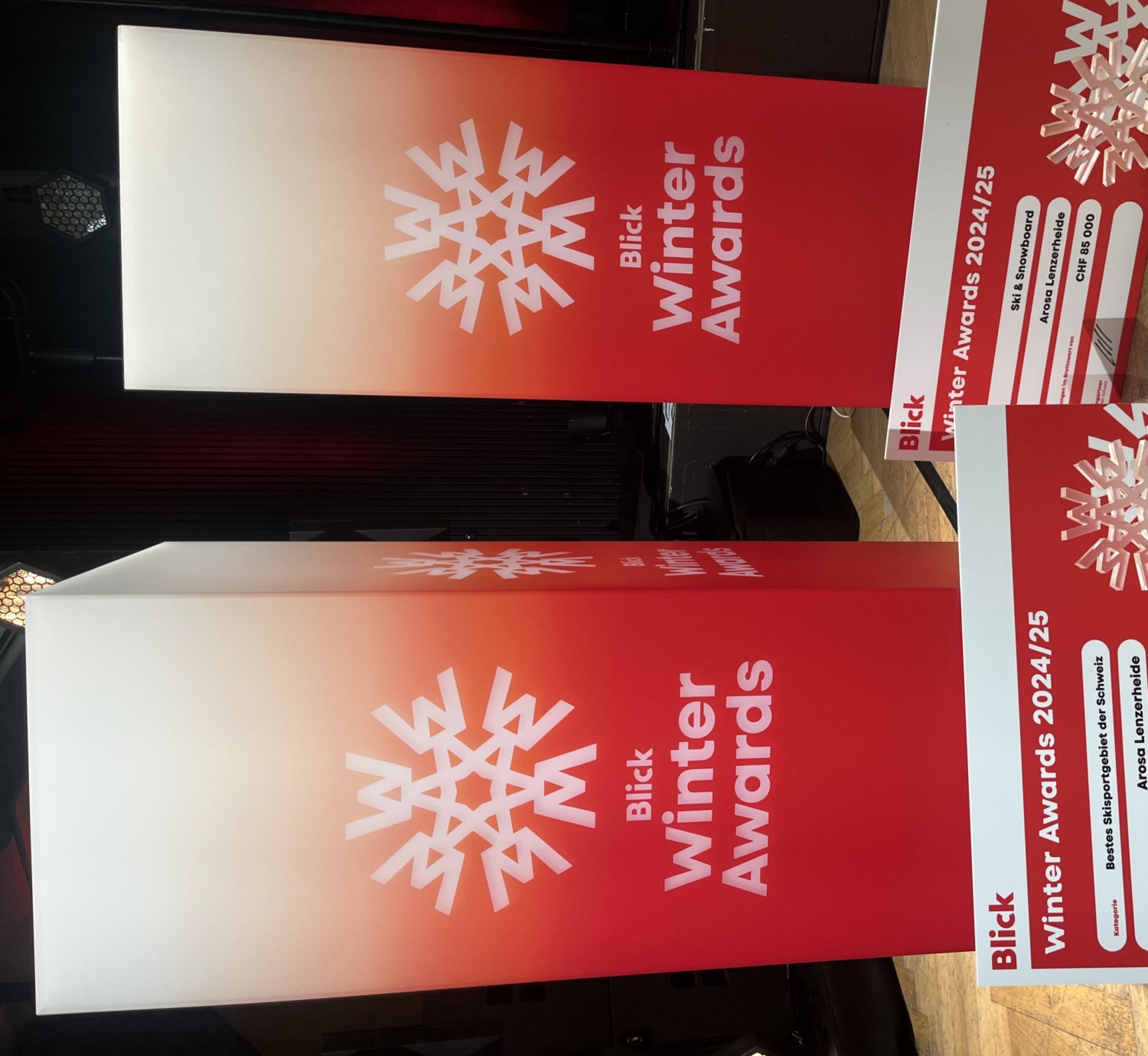 Zwei Auszeichnungen brachten die Verantwortlichen von der Verleihung in Zürich mit nach Hause.