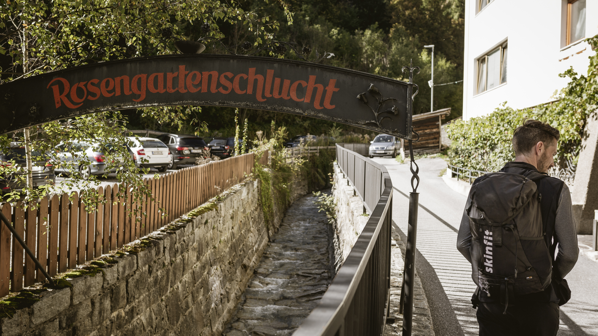 Eingang der Rosengartenschlucht in Imst