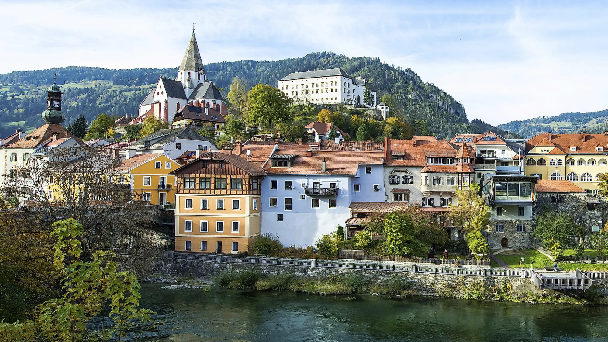 Ausblick auf die Stadt Murau