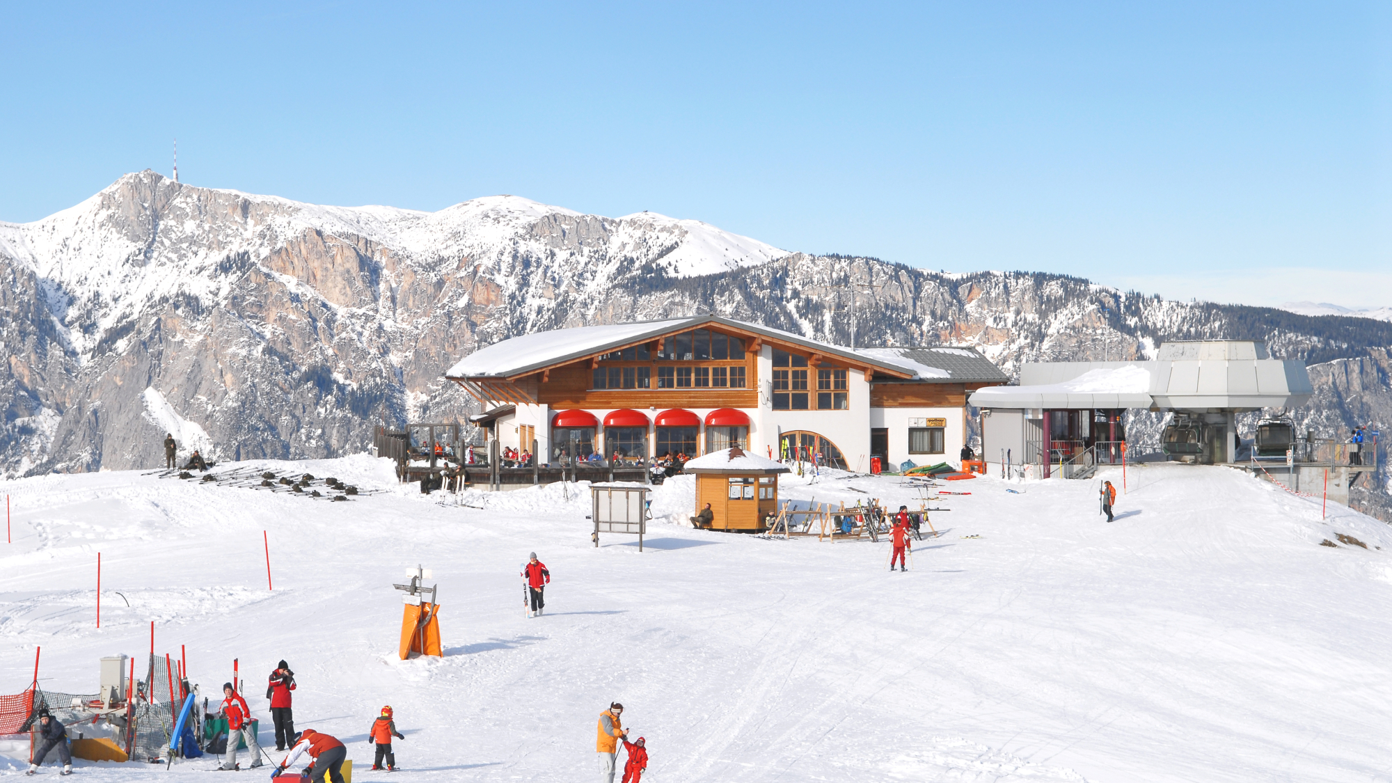 Bergliftstation am Dreiländereck