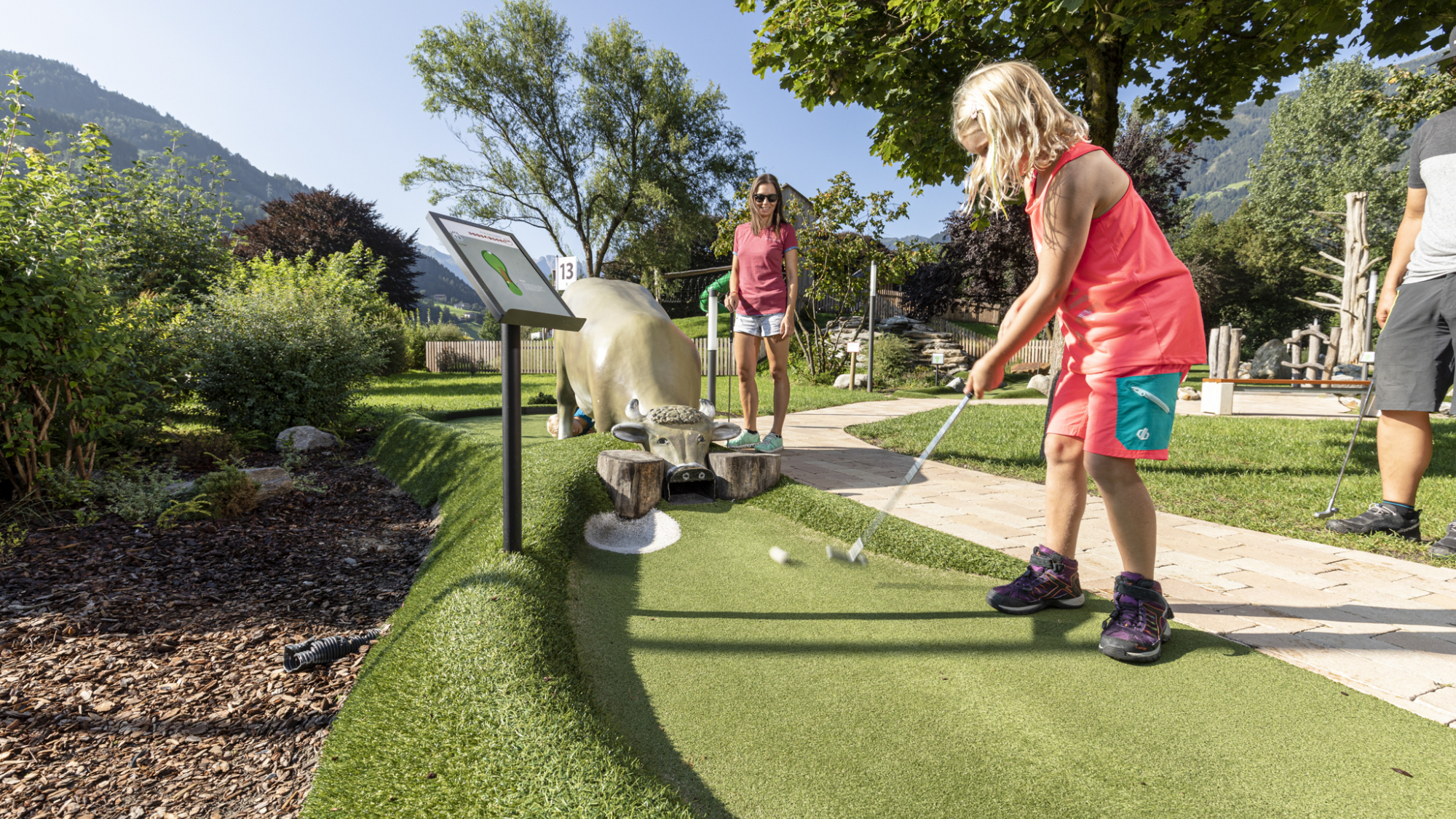 Minigolfanlage im Freizeitpark Zell
