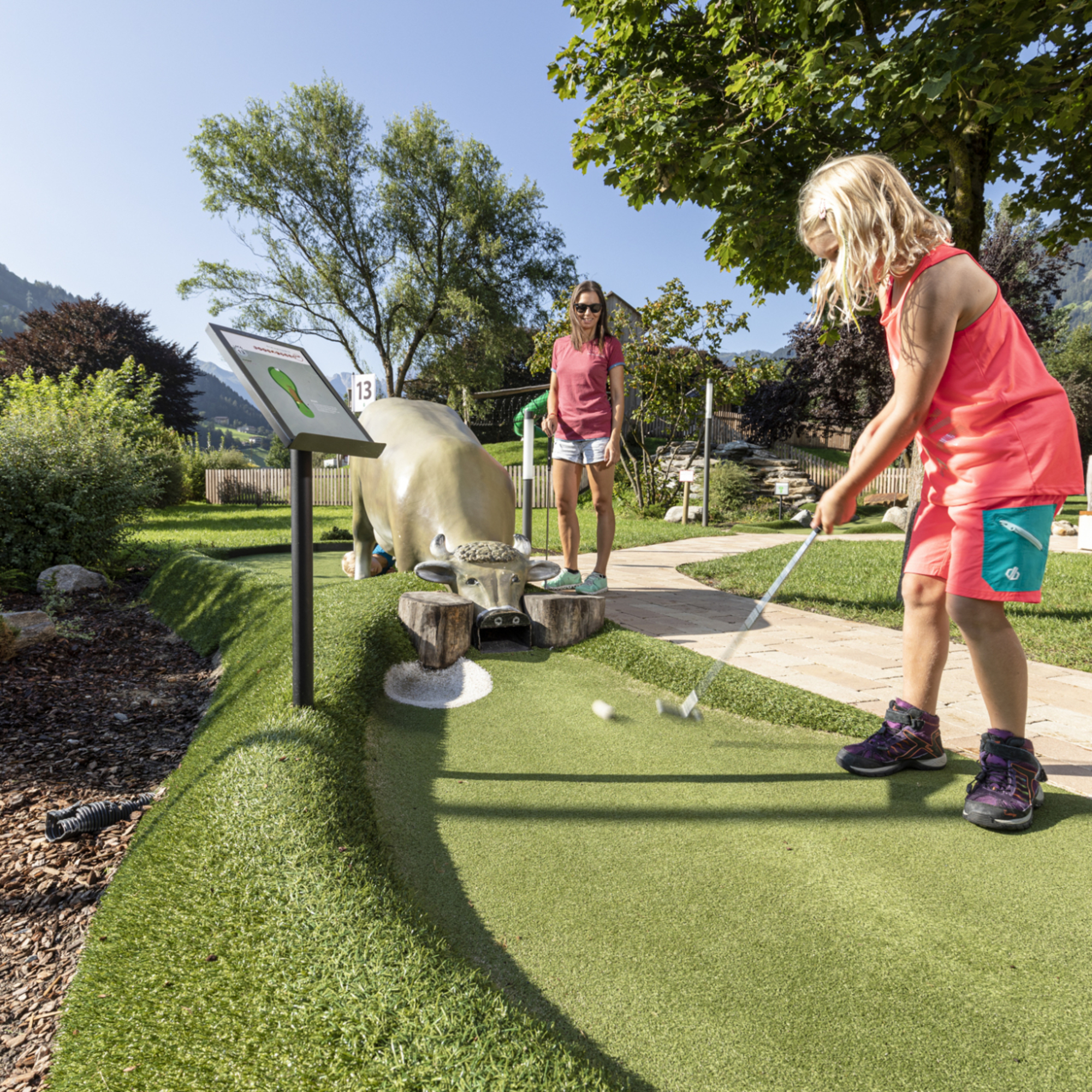 Minigolfanlage im Freizeitpark Zell