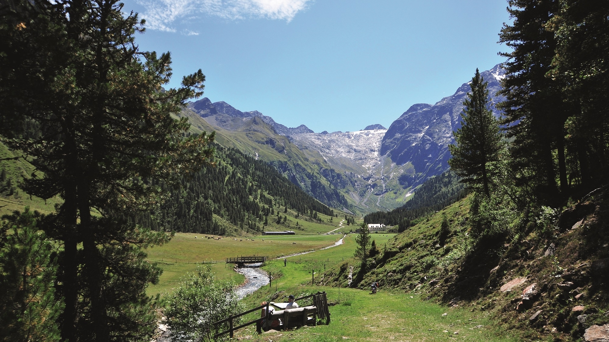 Oase der Stille: Das Lüsenstal südlich von Gries im Sellrain.