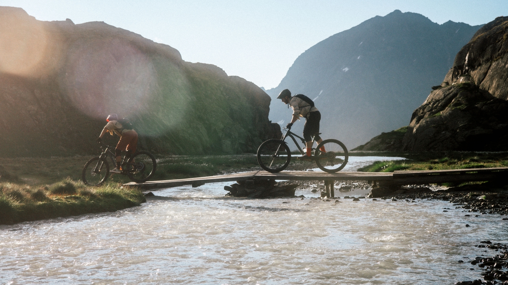 Mountainbiken in den Tiroler Bergen