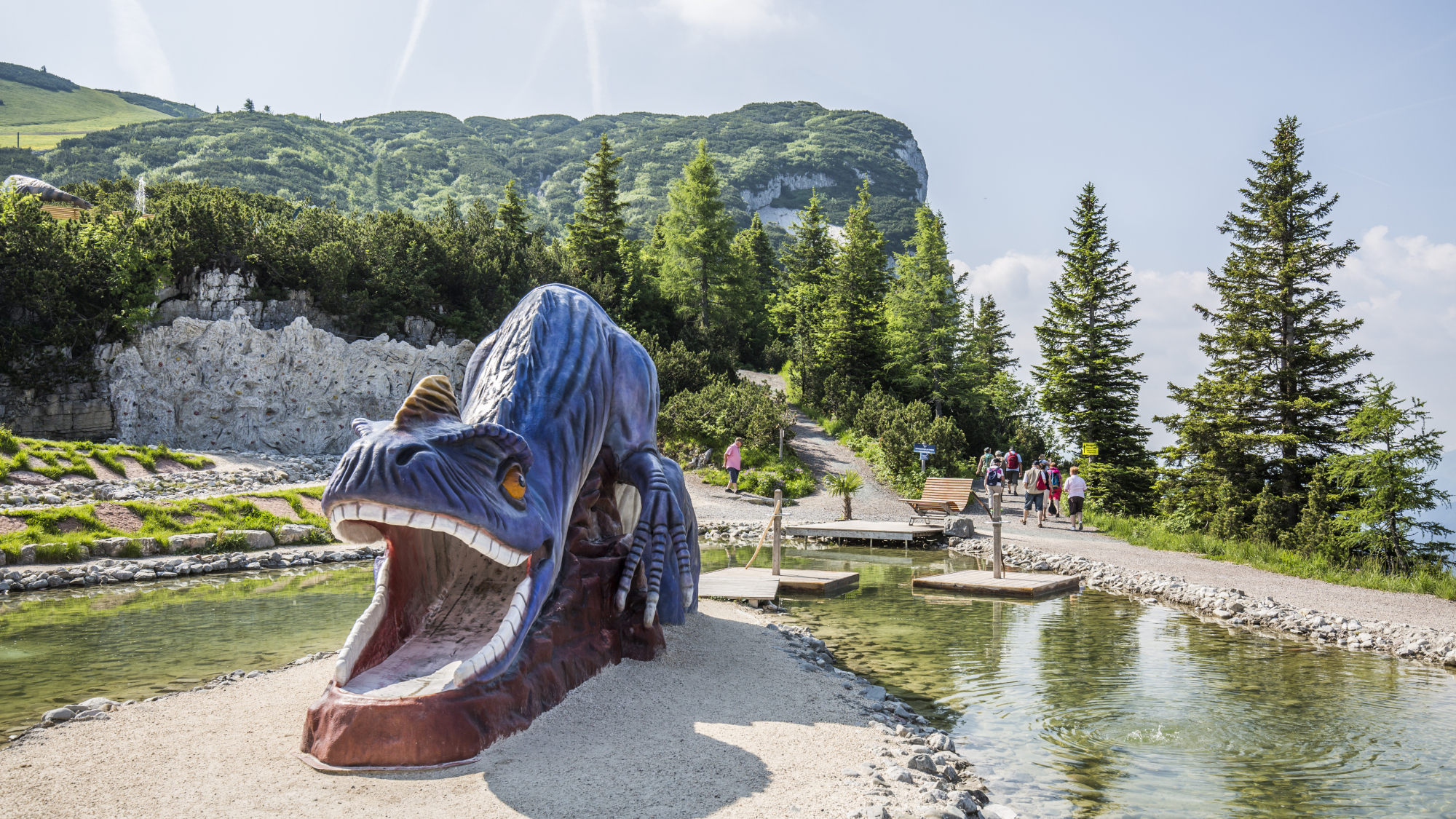 Freizeitpark Triassic Park auf der Steinplatte