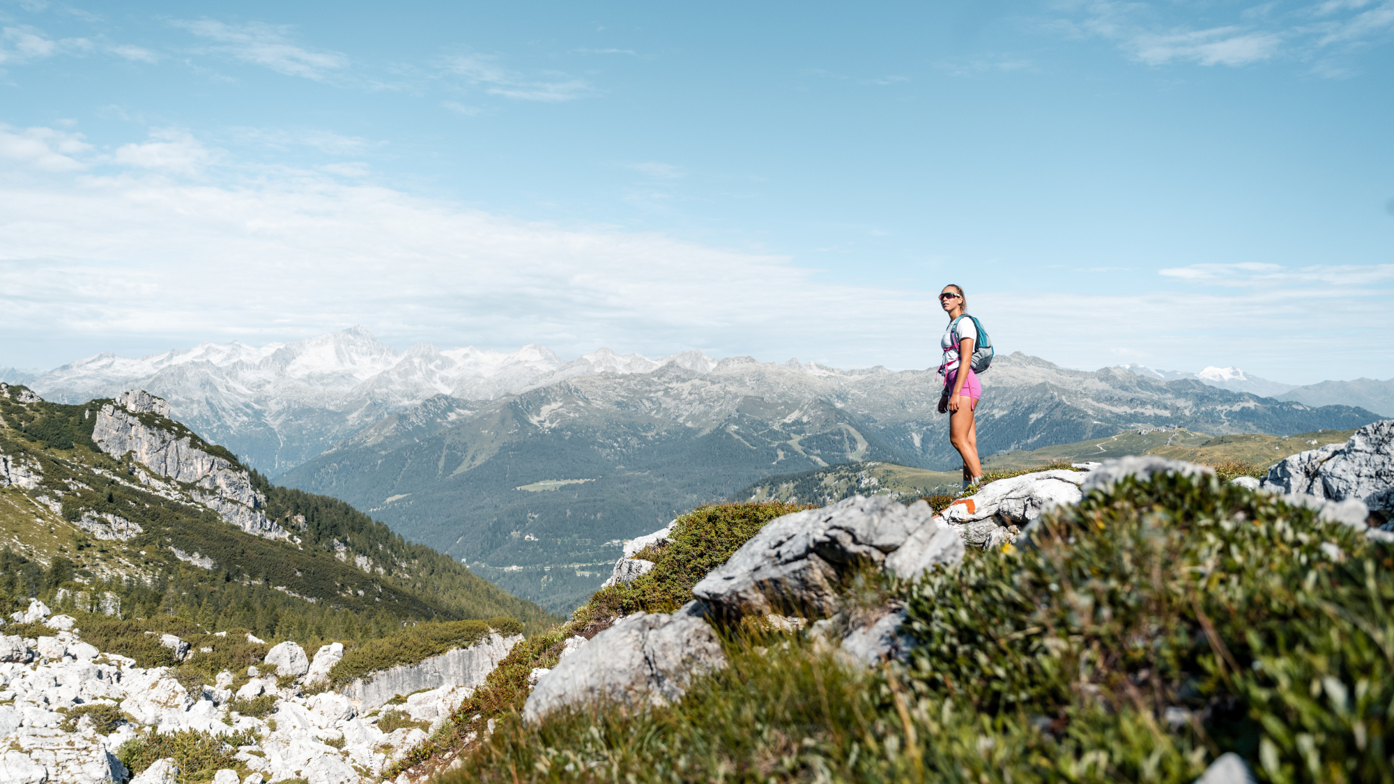 Unterwegs auf dem Wanderweg Giro del Rifugi Brenta