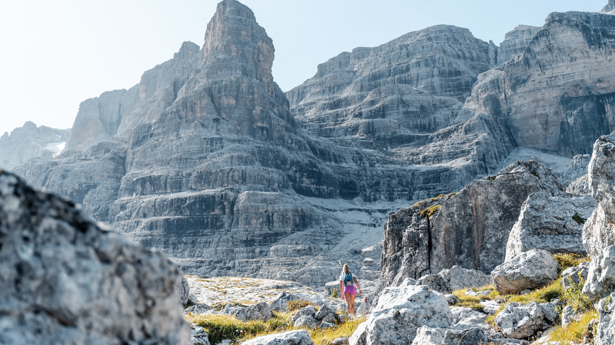 Spektakuläre Aussichten sind auf dem Wanderweg Giro dei Rifugi del Brenta garantiert