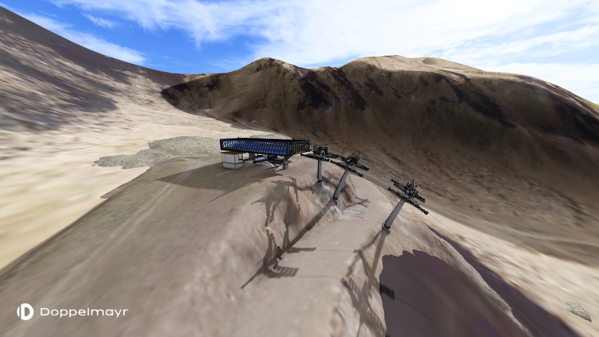 Visualisierung Bergstation "Einzeiger"