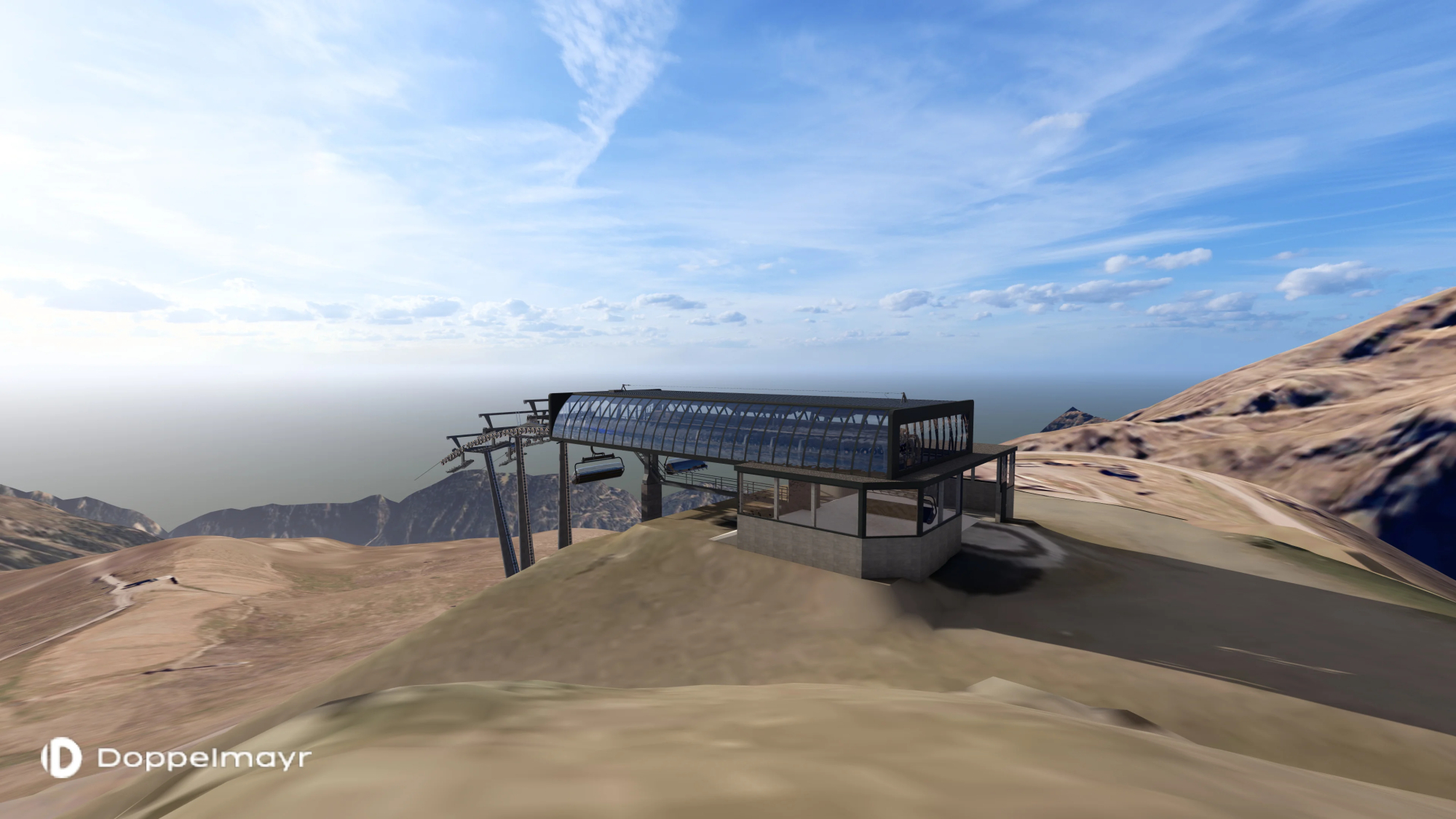 Visualisierung Bergstation "Silberbrünni"