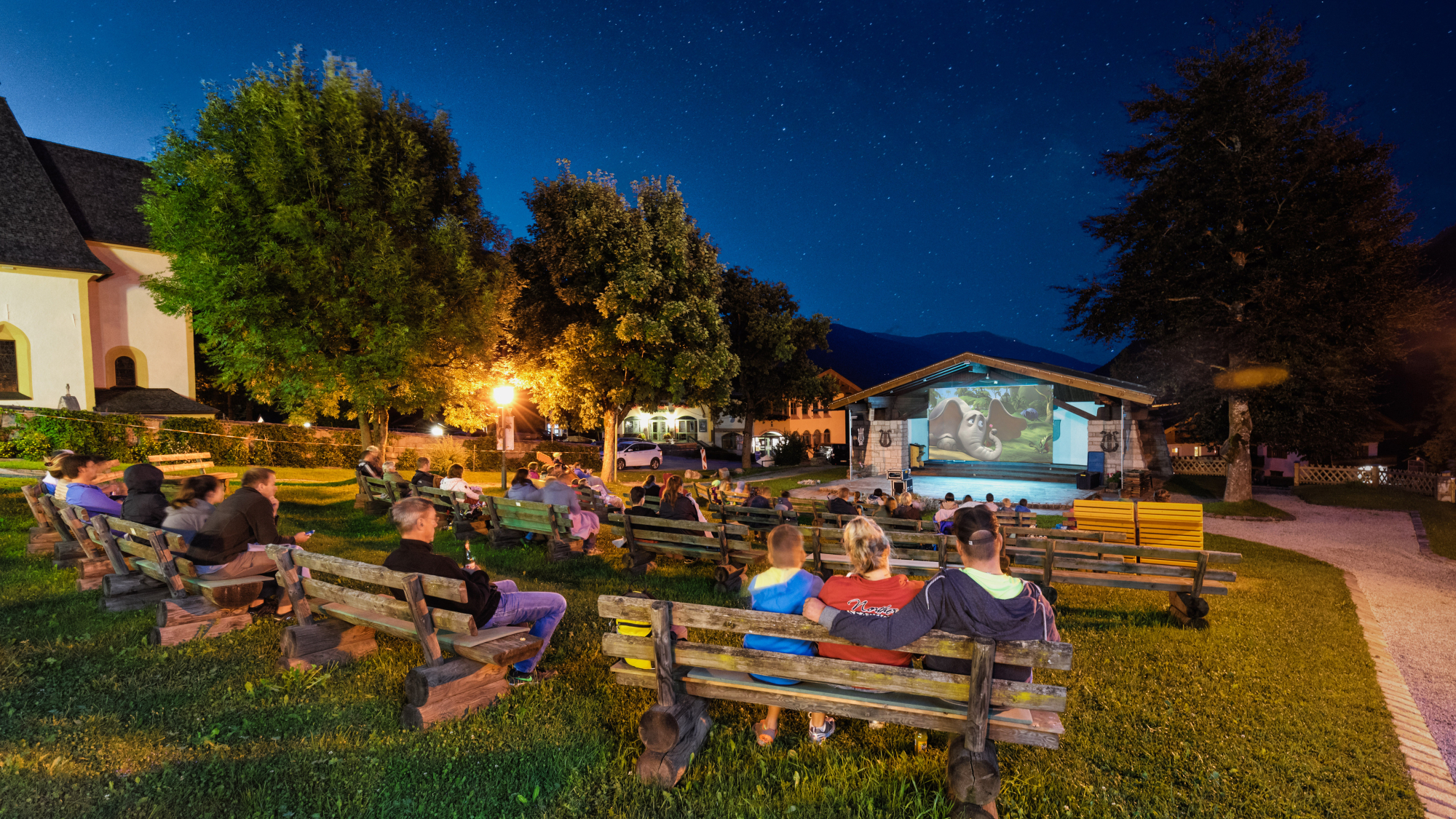 Wochenprogramm in Krimml: Freiluftkino