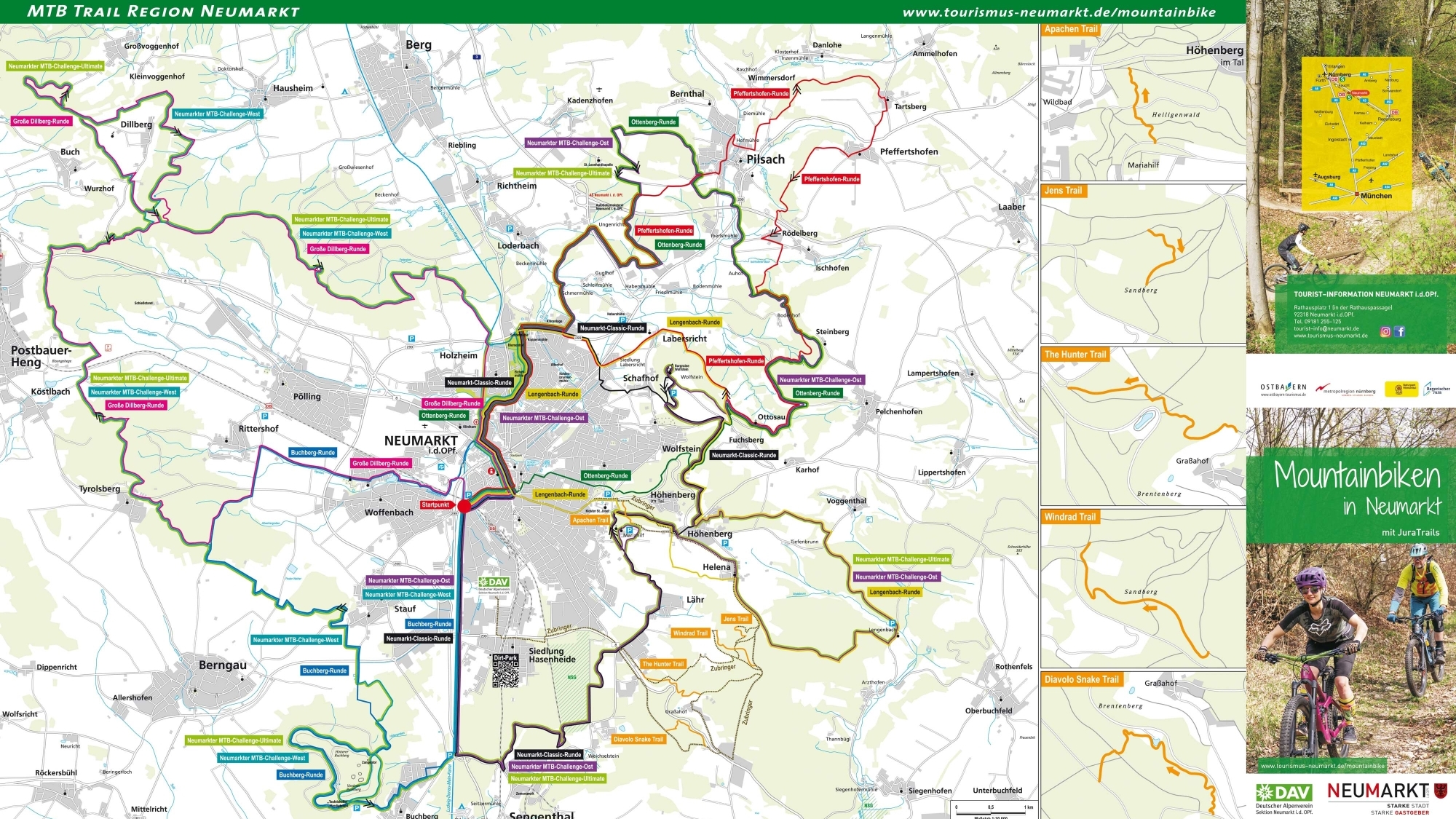 MTB Trails in der Region Neumarkt i. d. Oberpfalz