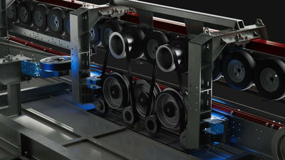 Seilscheiben der neuen Leitnerbahnen