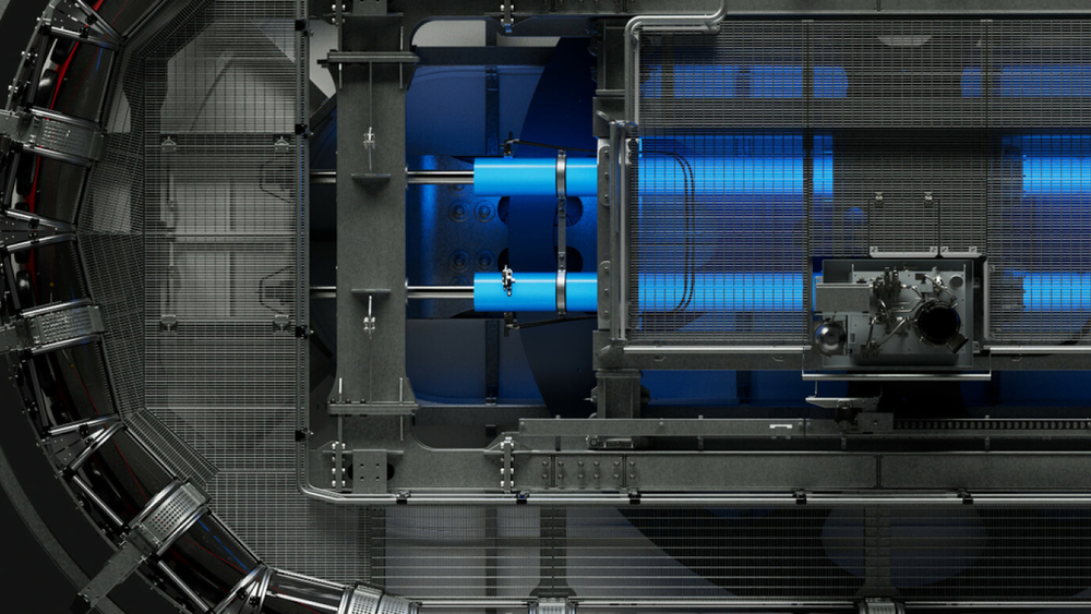 Zweizylindriges Spannsystem der Seilbahn