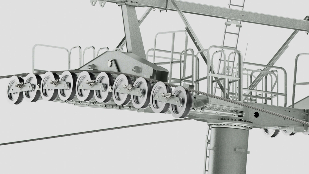 Seilbahnstütze der ROPERA® 