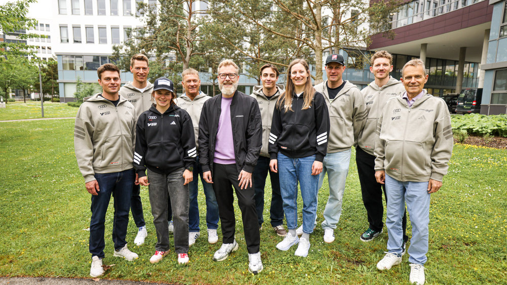Gruppenbild von Intersport und DSV