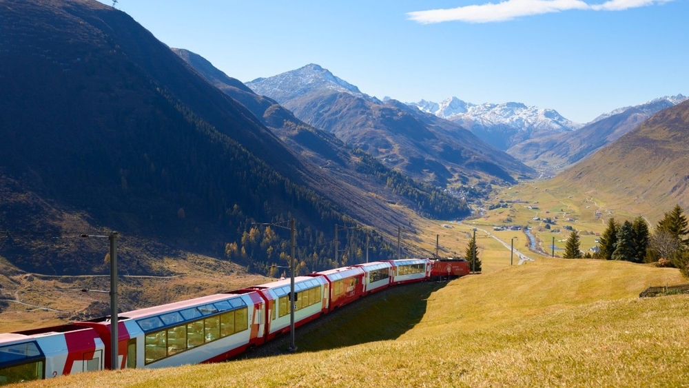 Unterwegs mit dem Glacier Express