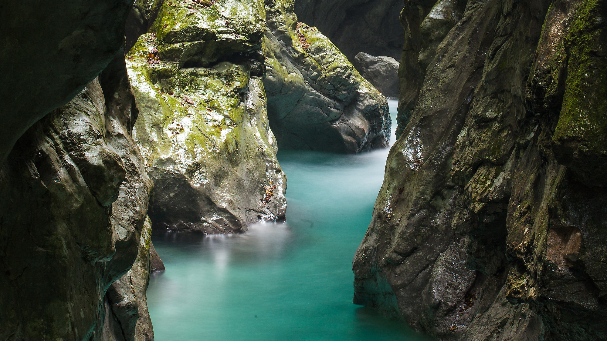 30 Minuten von Baska grapa entfernt: die Tolmin Klamm 