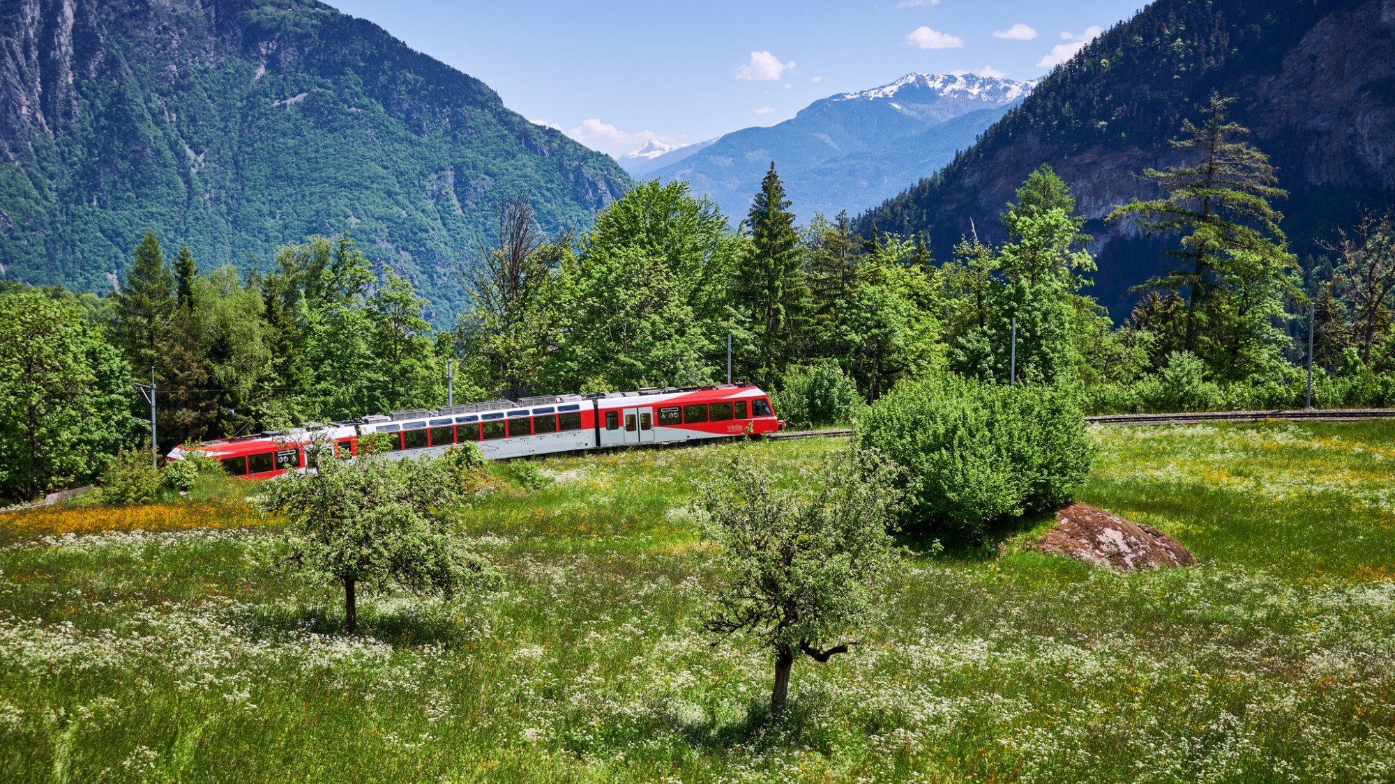Unterwegs mit dem Mont-Blanc-Express