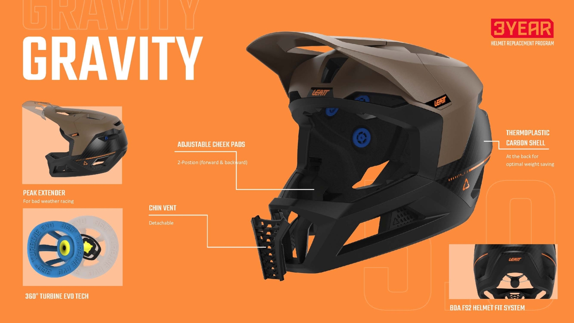 Leatt MTB-Helm Gravity 5.0