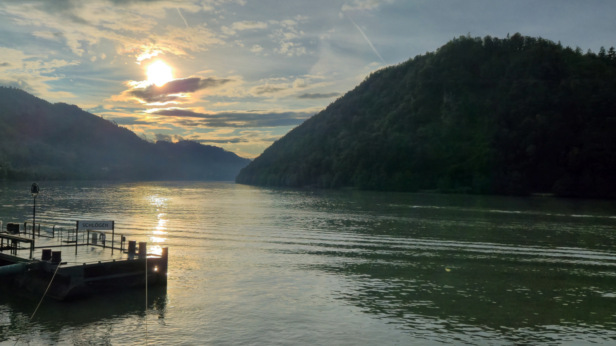 Die Donau am Abend (27. Juni 2025)