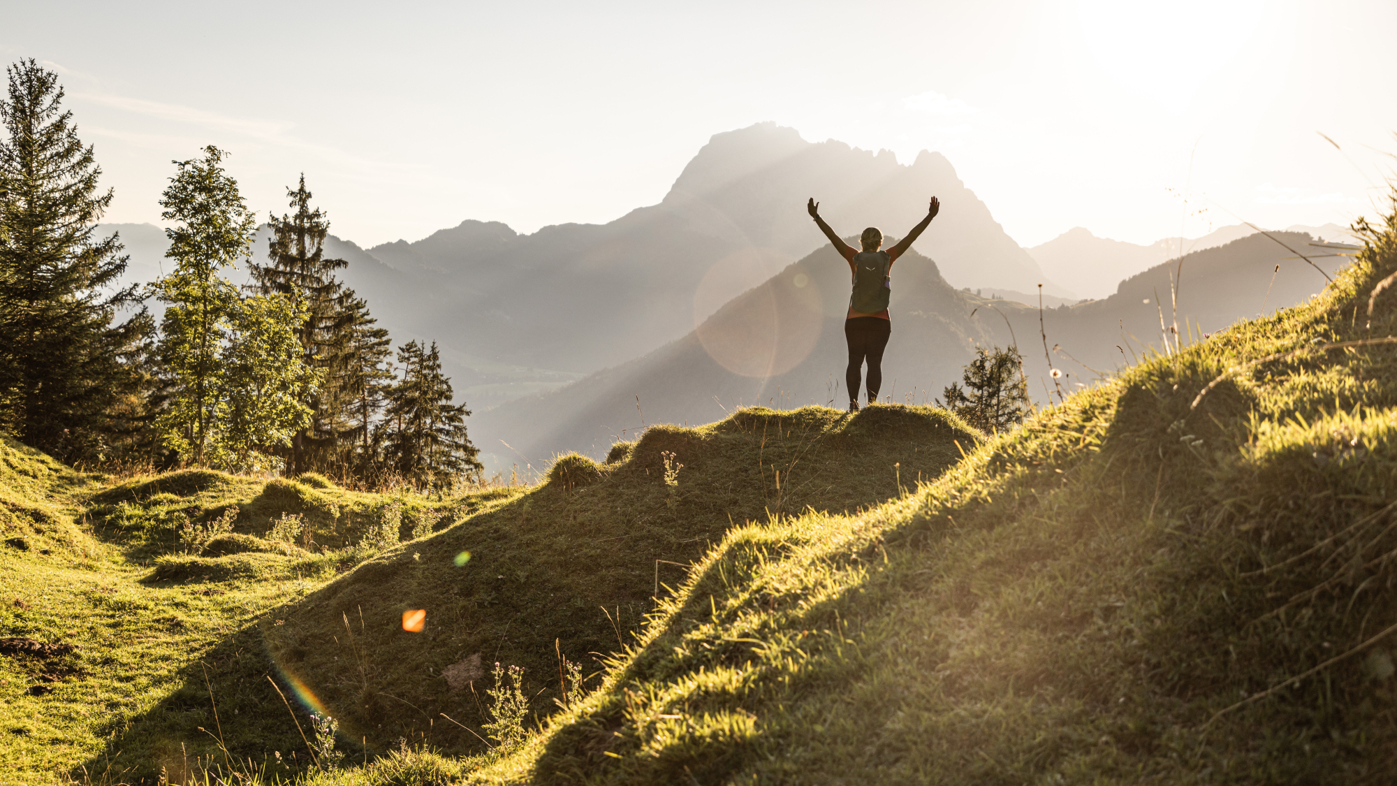 Sonnenaufgang in den Kitzbüheler Alpen