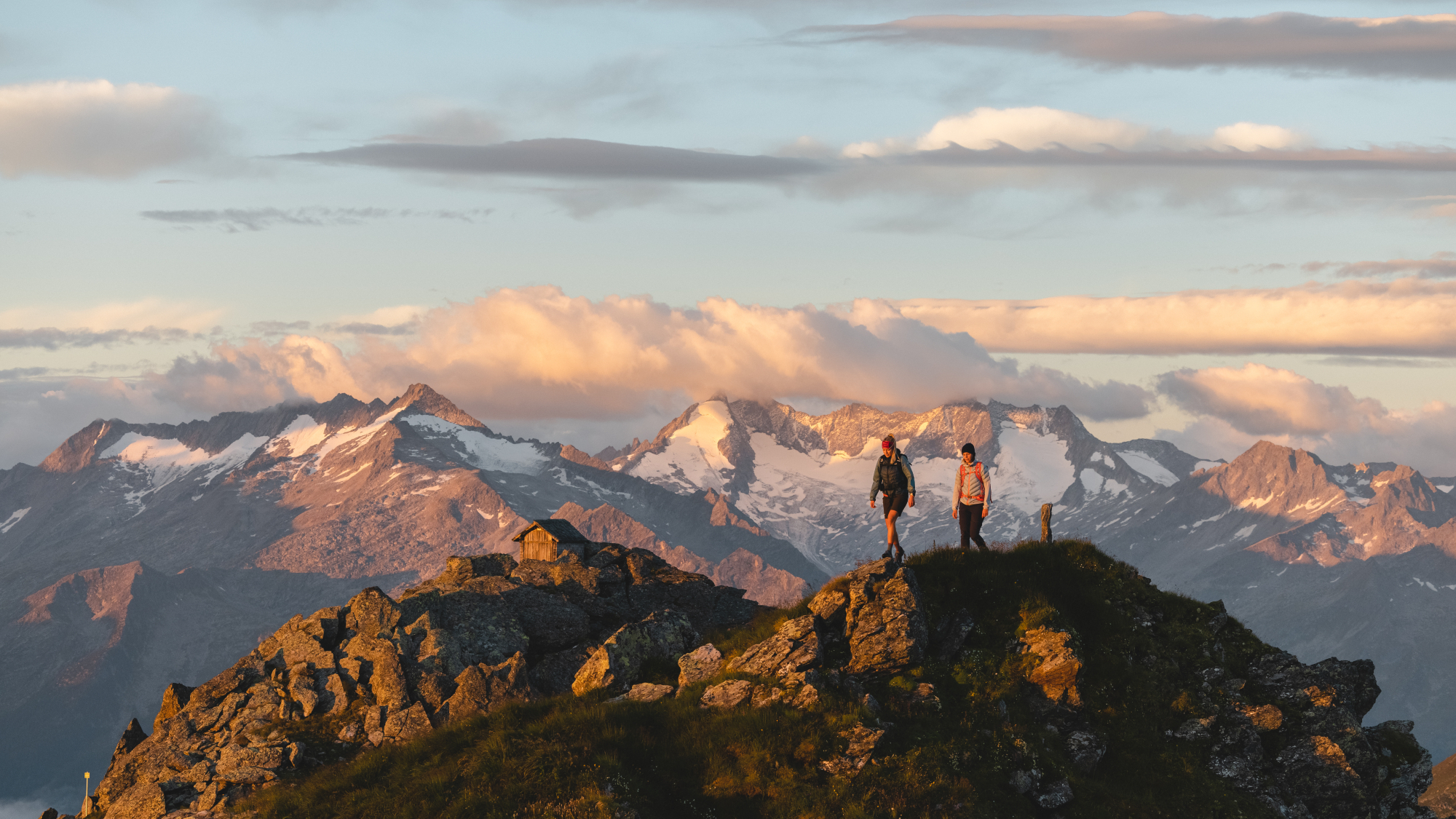 Sonnenaufgang am Gipfel