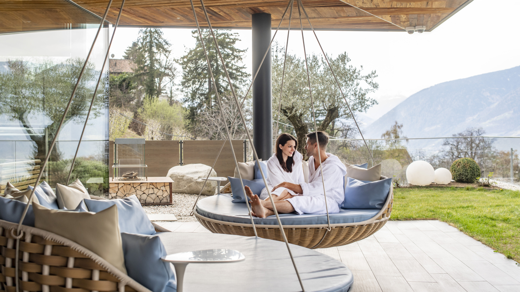 Entspannung im Wellnessbereich