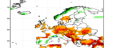 CFSv2 forecast Niederschlag November 2025, Abweichung zum Mittel 1991-2020