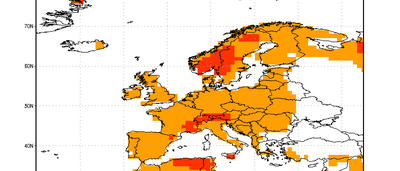 CFSv2 forecast 2m-Temperatur November 2025, Abweichung zum Mittel 1991-2020