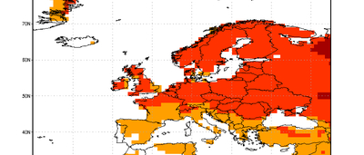 CFSv2 forecast 2m-Temperatur Dezember 2025, Abweichung zum Mittel 1991-2020