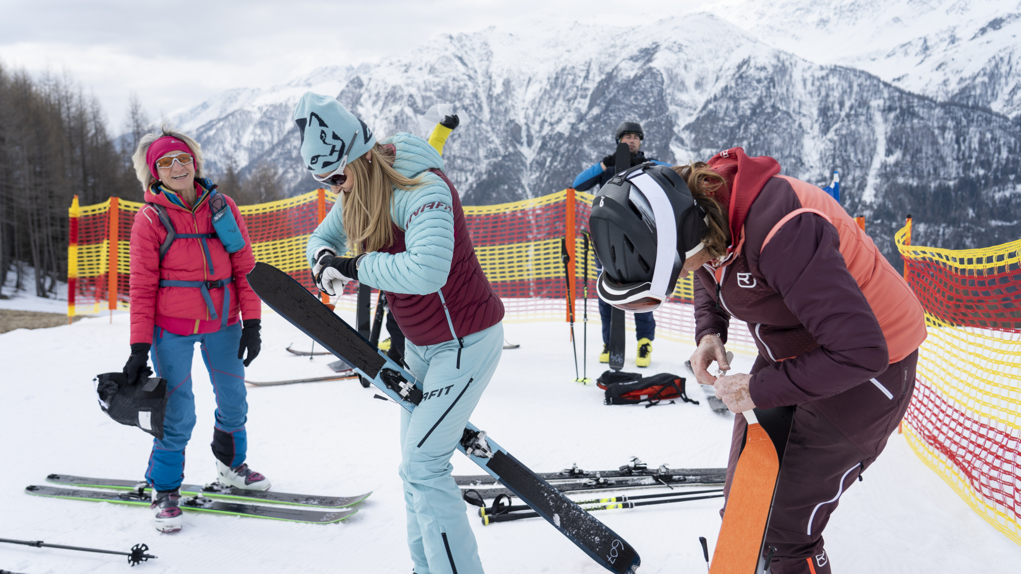 Tourengeher bereiten sich beim World Ski Test 2025/26 vor