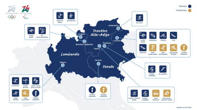 Austragungsorte Olympische Winterspiele 2026