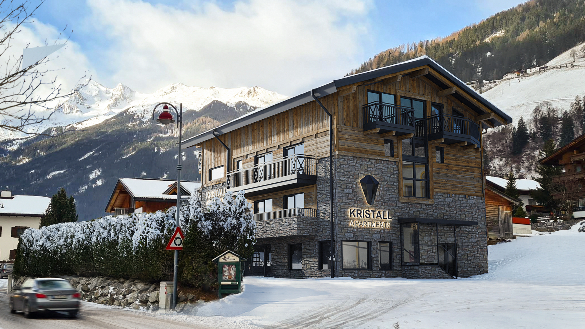 Aus der ehemaligen Pension Kristall werden die Kristall Apartments