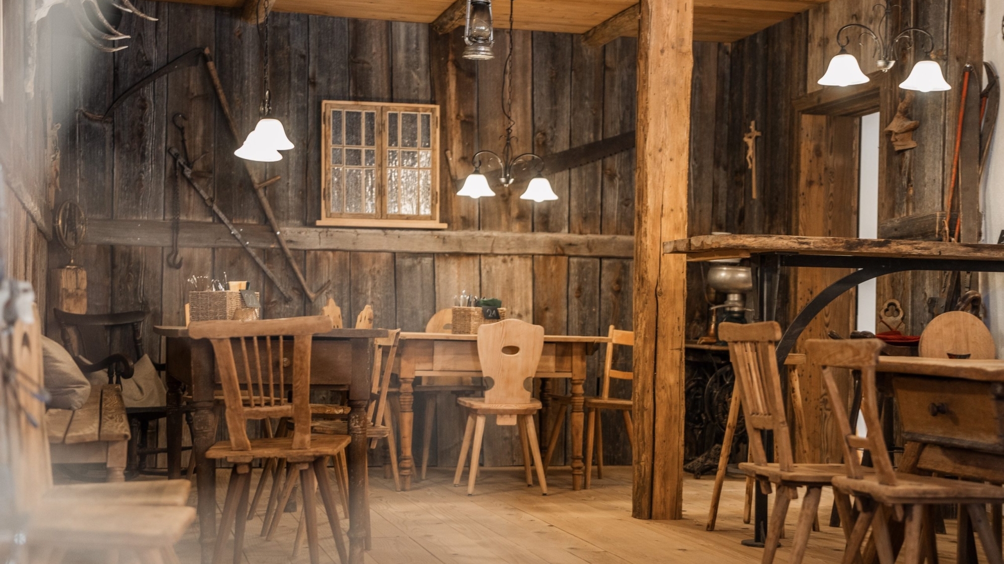 Gemütliche Stube in der Weidenalm in Sellrain