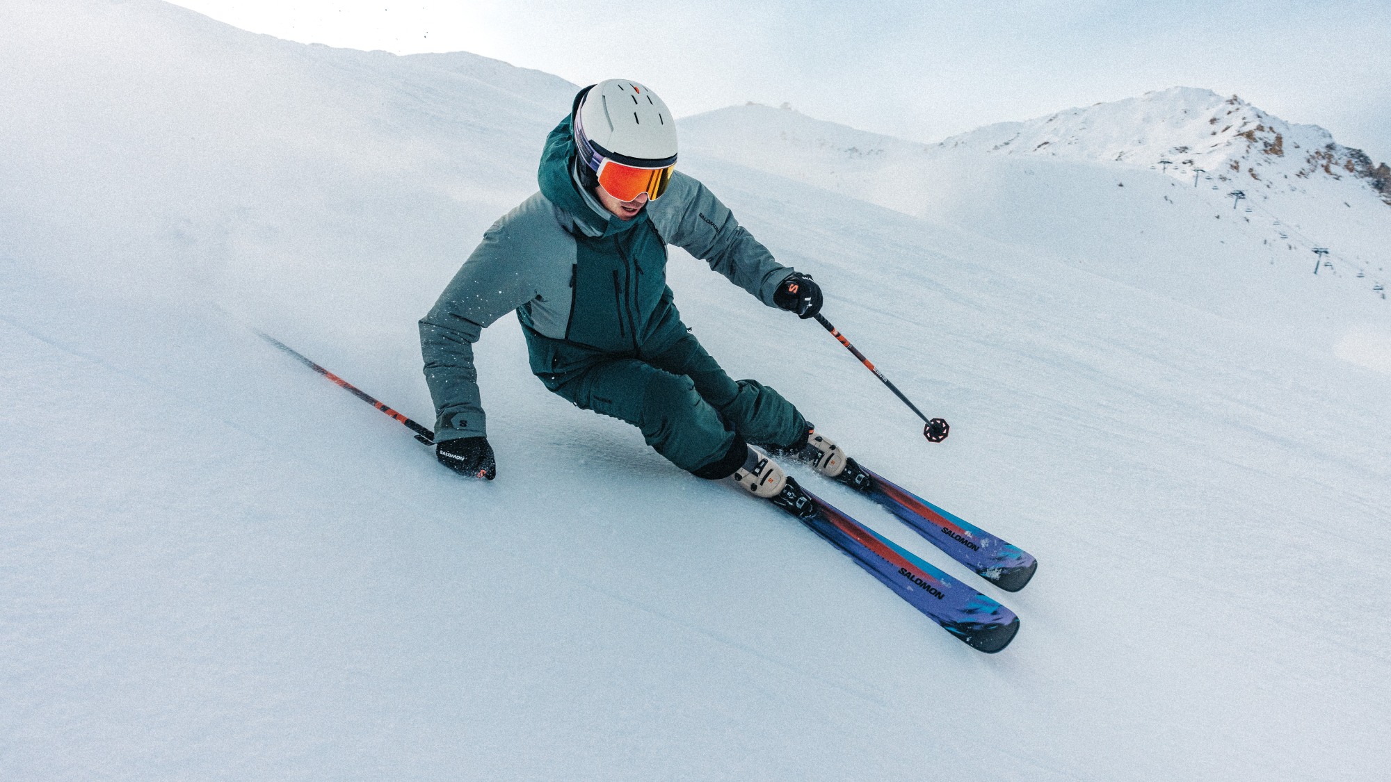 Imagebilder von Salomon zur neuen Ski-Kollektion 2025/26