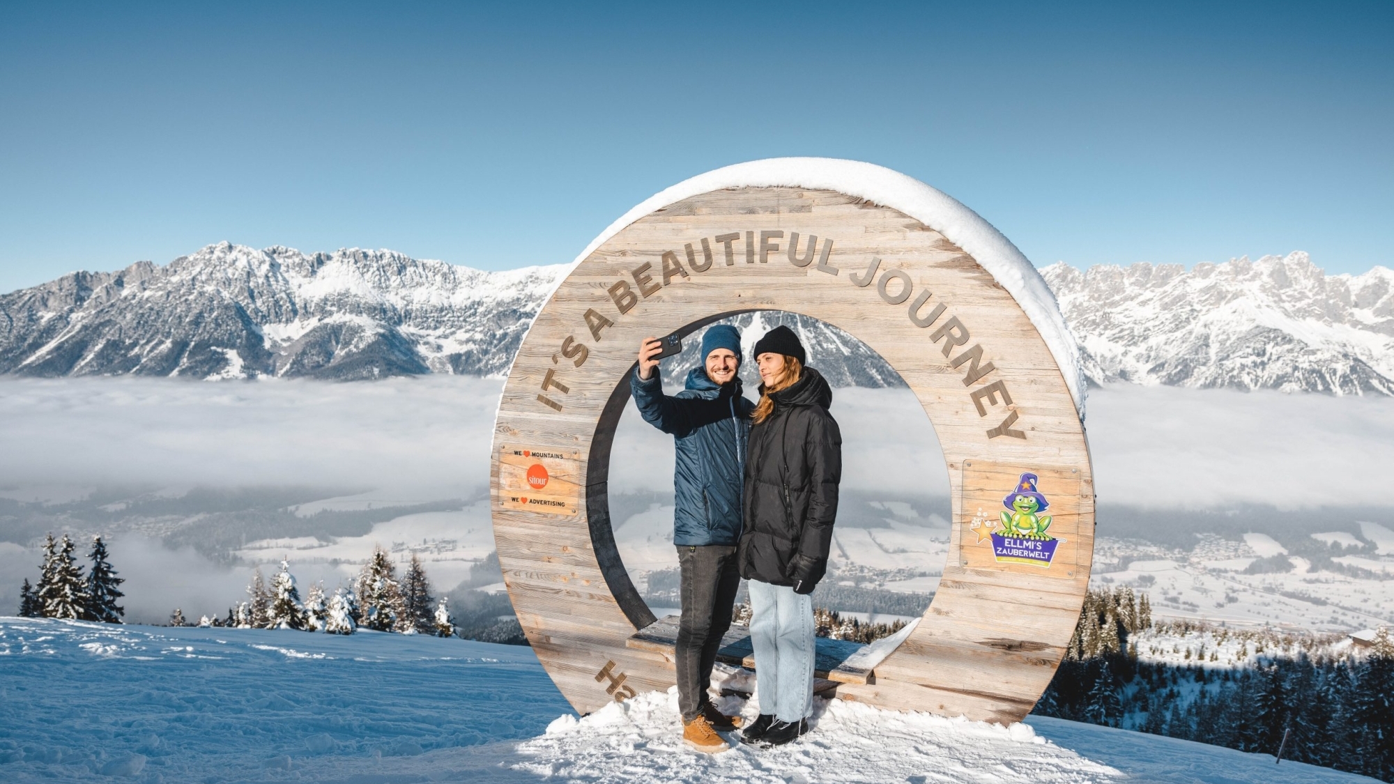 In der Region Wilder Kaiser gibt es eine neue Winterwanderrunde am Hartkaiser